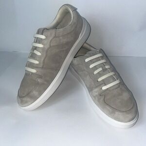 Cole Haan Grand Crosscourt Grey Suede Low Top Sneakers Womens Shoes SZ 9